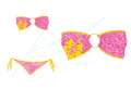 Glitter Bandeau Bikini PREORDER