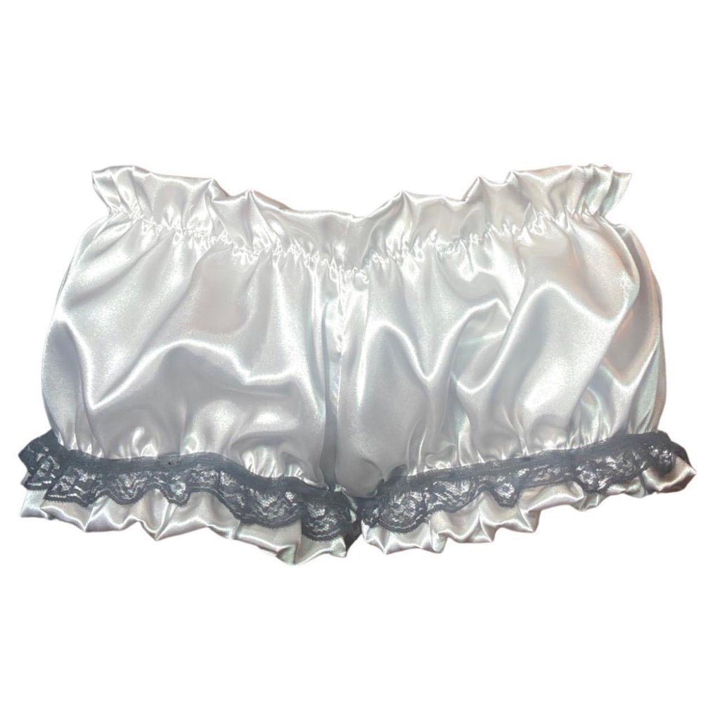 Satin Lace Trim Bloomers