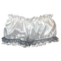 Satin Lace Trim Bloomers