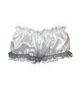 Satin Lace Trim Bloomers
